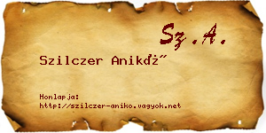 Szilczer Anikó névjegykártya